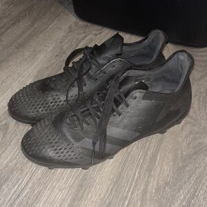 adidas All-Black Men's Soccer Cleats - Low-Profile Athletic Shoes